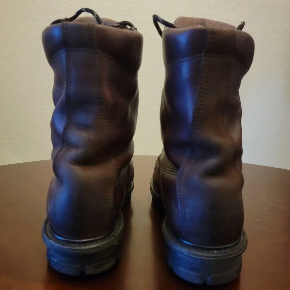 Men's Wolverine 8" Fusion Steel Toe Internal Meta Guard Work Boot W01664 Size 10 - Picture 4 of 11